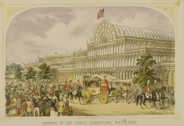 La inauguración de la Gran Exposición, 1 de mayo de 1851, por Augustus Butler, pub. por Stannard y Dixon